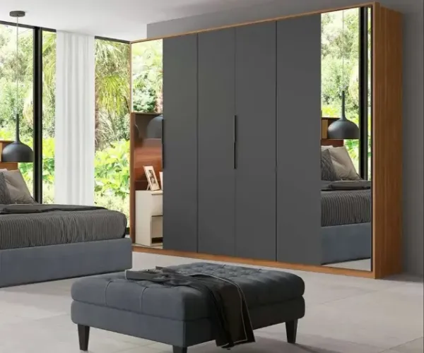 Guarda-Roupa Casal com 2 Espelhos 6 Portas 6 Gavetas Varios modelos