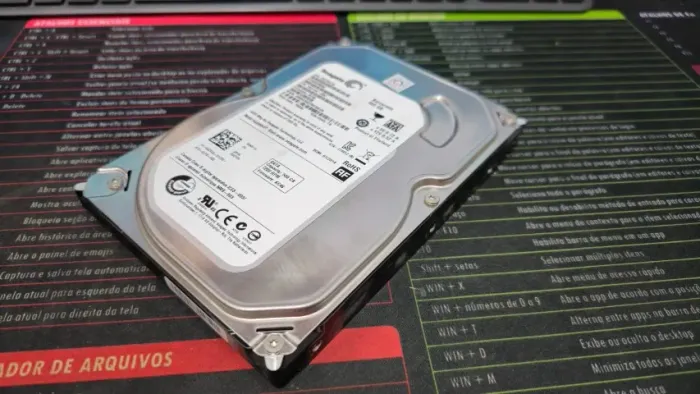 Hd Sata Seagate Barracuda 500GB 3.5 St500 Cor Prateado