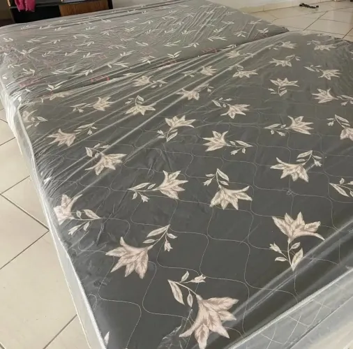 CAMA CASAL BOX CONJUGADA 20CM COM MOLAS ENSACADAS