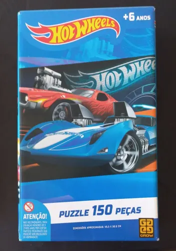 Quebra-cabeça Hot Wheels 150 Peças