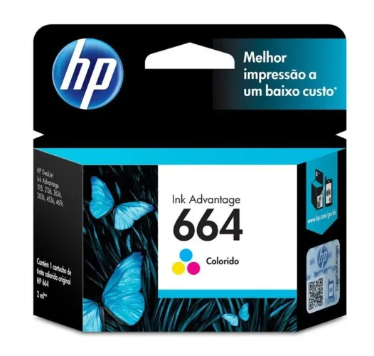 Cartucho HP 664 Colorido (Original)