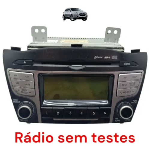 Rádio sem teste para peças hyundai ix35 2010 2011 2012 
