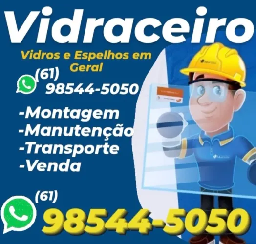 Vidraceiro- Montagem, manutenção 24 horas