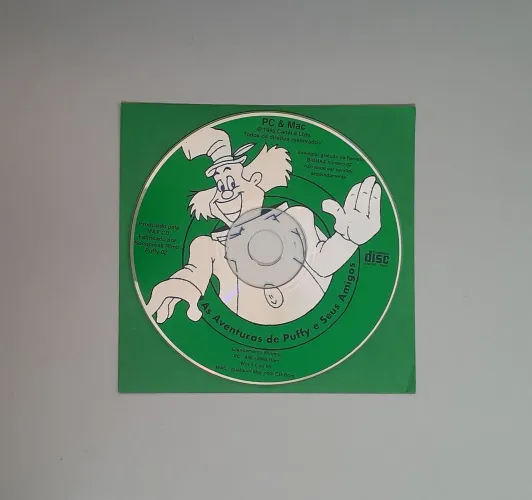 CD-ROM As Aventuras de Puffy e Seus Amigos (1995) Game para PC