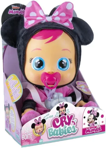 Boneca cry babies Minnie nova