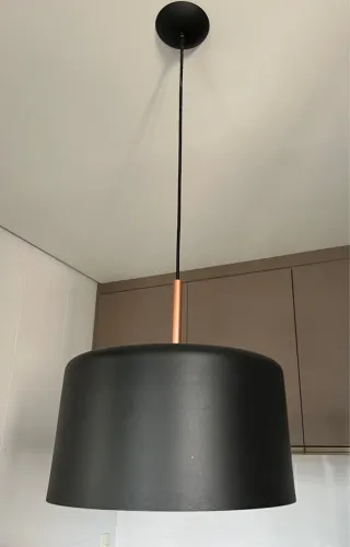 Luminária Pendente Bilboquê Preto