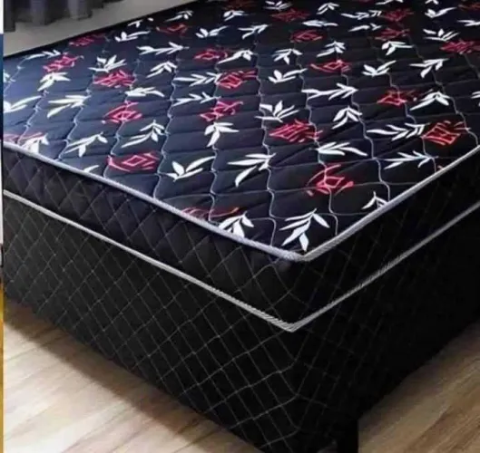 Cama box casal acoplada confortável nova