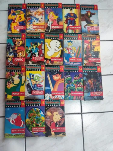 Coleção fitas VHS