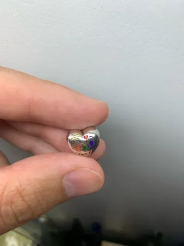 Charm Coração Família S925