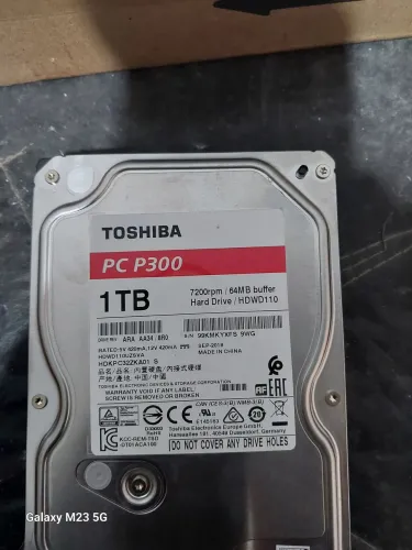HD Toshiba PC P300 1TB - 7200RPM