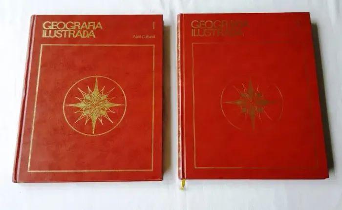 Livros Enciclopédia - Coleção Geografia Ilustrada - Volumes 1 E 2 - Abril Cultural - 1971