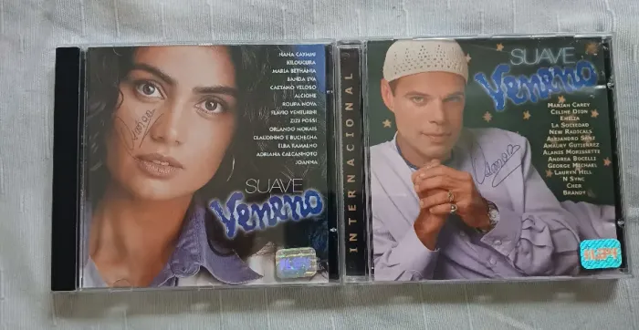 2 Cd's Suave Veneno - Trilhas Nacional e Internacional - Excelentes Estados
