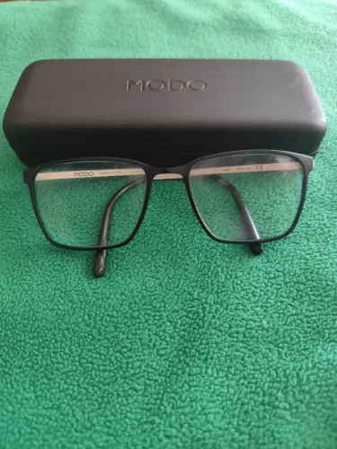 óculos modo matte azul modelo r1000 titanium RARIDADE