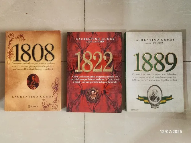 Coleção Laurentino Gomes: 1808, 1822 e 1889
