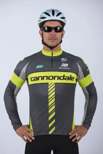 Camiseta De Ciclismo Manga Longa Cannondale PROMOÇÃO