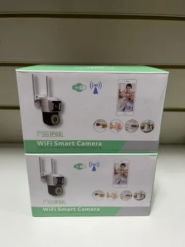 Câmera lente Dupla Wi-Fi Inteligente IP66 - Segurança e Monitoramento Interna e Externa