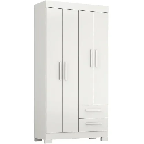 Guarda Roupa Fortaleza 4 Portas - Entrega Rápida