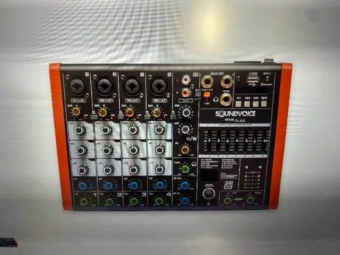 Mesa De Som Mc6 Plus - 6 Canais