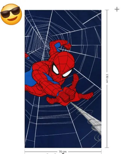Toalha de banho Infantil Homem Aranha - 70cm x 130cm