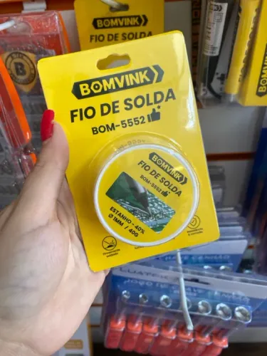 Fio de Solda Bomvink 1mm 40g