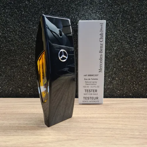 Perfume Tester Mercedes Benz Club Black Edt 100ml - Original - Novo 
