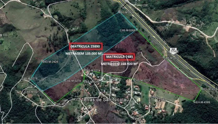 Área à venda, 310000 m² por R$ 217.000.000,00 - Cururuquara - Santana de Parnaíba/SP