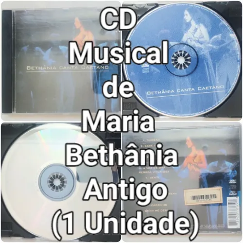 CD Musical de Maria Bethânia Antigo