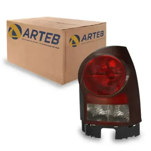 LANTERNA TRASEIRA LADO DIREITO FUME CARCACA PRETA GOL POWER G4 05> ARTEB