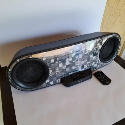 Sistema de Áudio Sony RDH-SK8iP 60W - Funciona com qualquer celular (sem iPod)