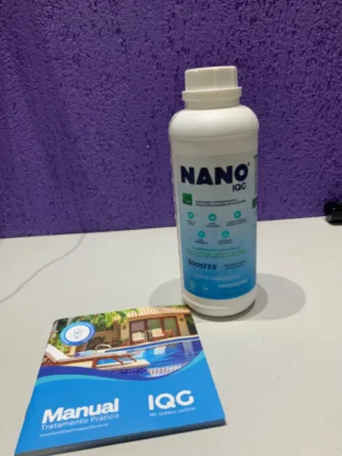 Limpa piscina - Nano Iqg - 1 Litro - Substitui Cloro Algicidas Clarificantes
