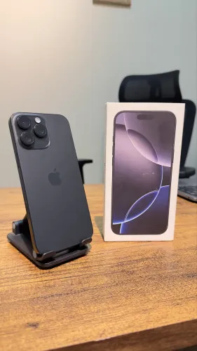 iPhone 16 Pro Max 256GB Preto 96% Completo Impecável com Garantia Apple e Nota Fiscal