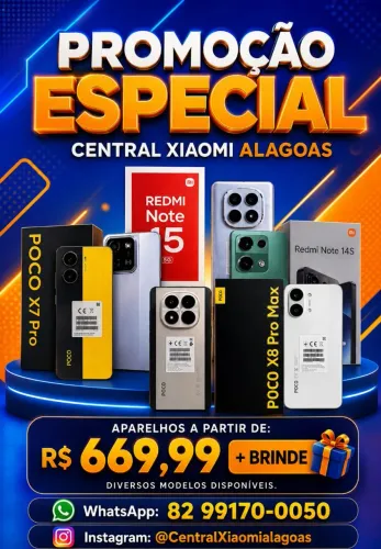 Xiaomi Poco X8 Pro Max 5G, Note 15 Pro Plus 5G e Diversos Modelos