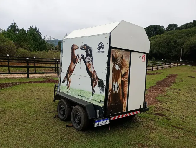 Carretinha pra dois cavalos