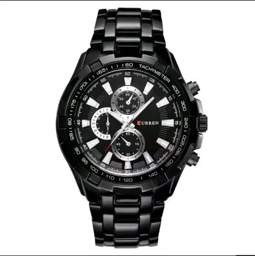 Relógio Curren Masculino Luxury Black (Novo/Original na Etiqueta) - R$ 199