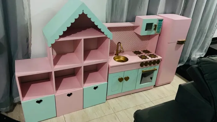 Cozinha infantil MDF, Sonho de toda menina