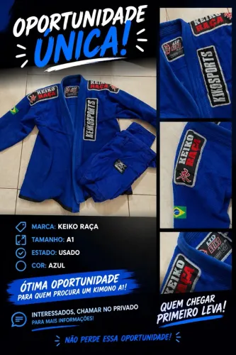 Oportunidade única kimono de jiu-jítsu Keiko