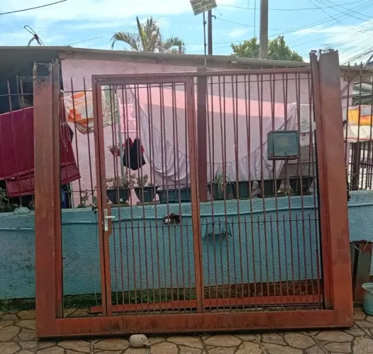 Portão de contra peso
