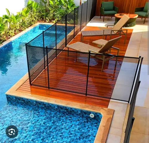 Cerca de proteção piscina removível 