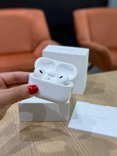 AirPods Pro 2 Branco Seminovo Garantia Loja Física Completo 