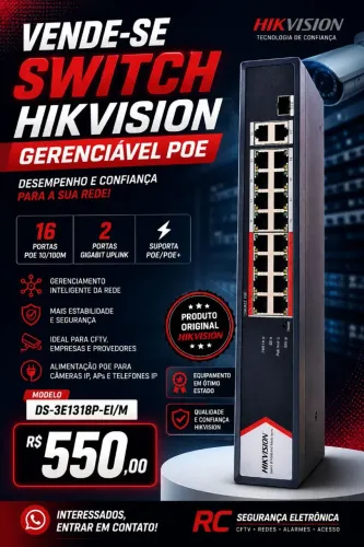Shwiht hikivision POE