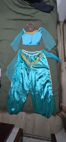 Fantasia Infantil Princesa Jasmine - 8 anos<br>