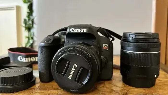 Canon t7i + acessórios