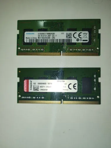 Par Memória RAM Notebook 8GB (2x4GB) DDR4 2400MHz - SODIMM - Testadas