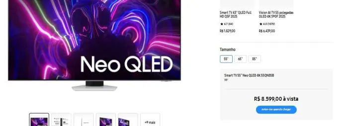 Tv NEO QLED 55 POLEGADAS