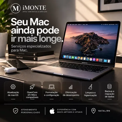 Serviços MacBook | Atualização ? OpenCore ? Formatação