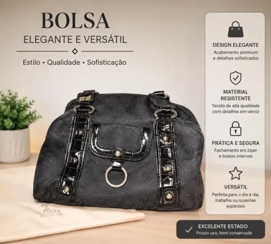 Bolsa Ana Hickmann preta