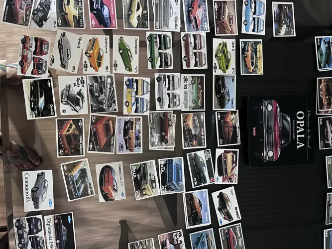 Coleção de Cards Antigos Opala & Caravan