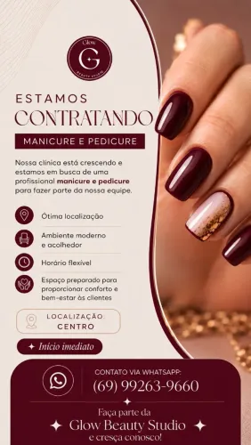 Vaga | Manicure e pedicure 