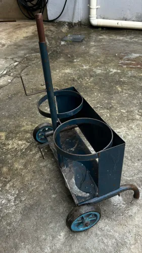 Carrinho transporte de cilindro