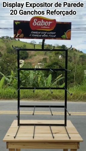 Display Expositor 20 Ganchos